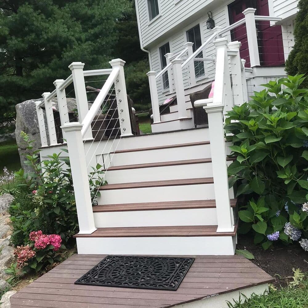 New porch steps